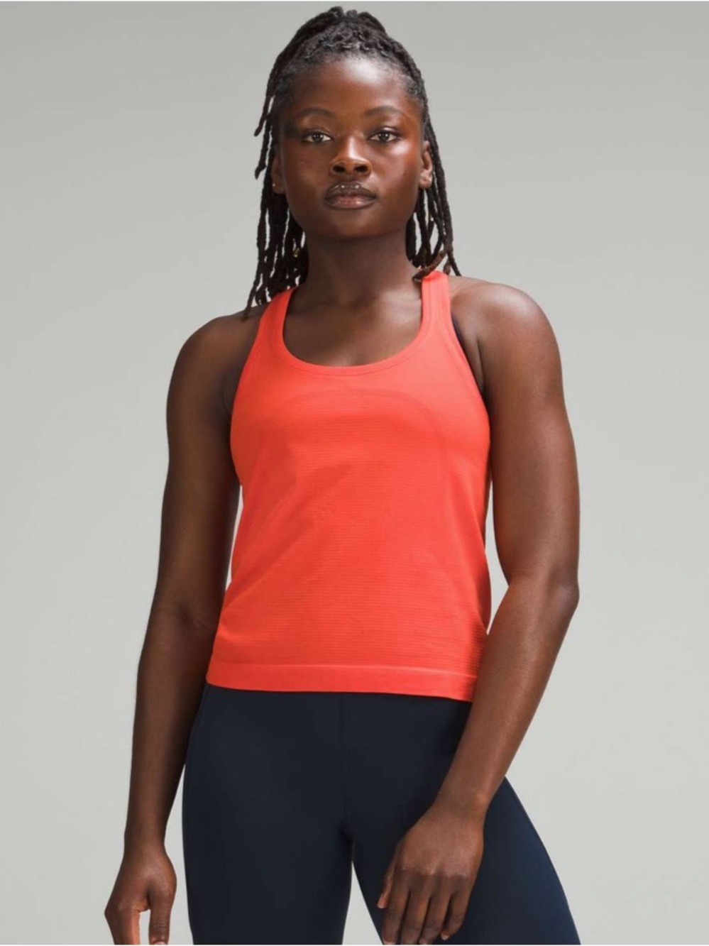 Lululemon Racerback Swiftly Tank 2.0 Solar Orange Race Length
